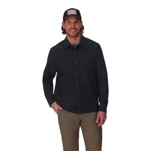 NEW SIMMS men's harbor shacket in black